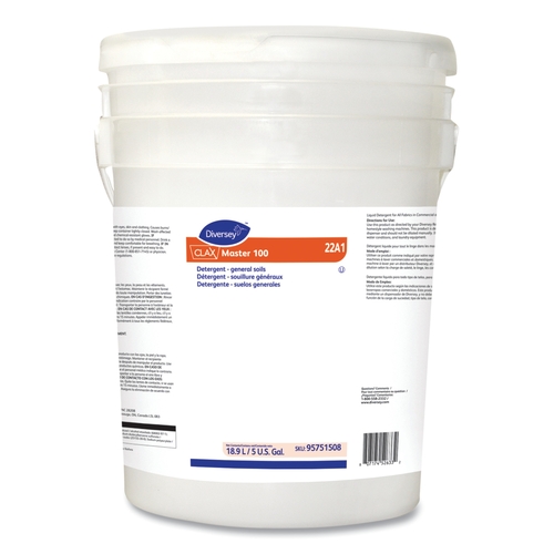 MON1076013CS - Diversey - Laundry Detergent Diversey Clax Master 100 5 gal. Pail Liquid Unscented, 1/CS