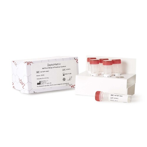 MON1081153EA - ZeptoMetrix Corp - ZeptoMetrix Corp Control NATtrol Strep A Positive Level 6 X 0.5 mL