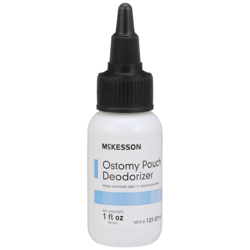 MON1081291CS - McKesson - McKesson Ostomy Appliance Deodorant 1 oz., Dropper Bottle, Unscented, 12/CS