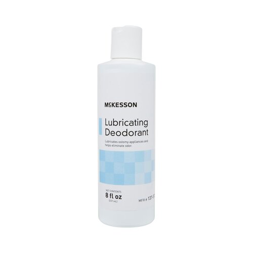 MON1081293CS - McKesson - McKesson Lubricating Ostomy Appliance Deodorant, 8 oz., Squeeze Bottle, Unscented, 6/CS