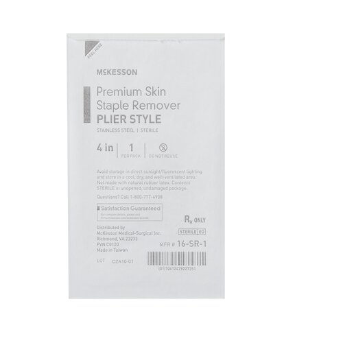 MON1083979CS - McKesson - McKesson Skin Staple Remover Plier Style Handle