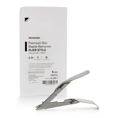 MON1083979CS - McKesson - McKesson Skin Staple Remover Plier Style Handle