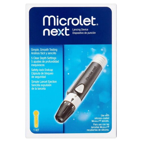 MON1086756EA - Bayer - Lancing Device Microlet Safety Lancet Needle, 1/EA