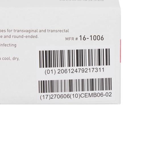 MON1087154CS - McKesson - McKesson Ultrasound Probe Cover with Debris Shield 1 X 8 Inch Polyurethane NonSterile For use with Ultrasound Endocavity Probe, 800/CS