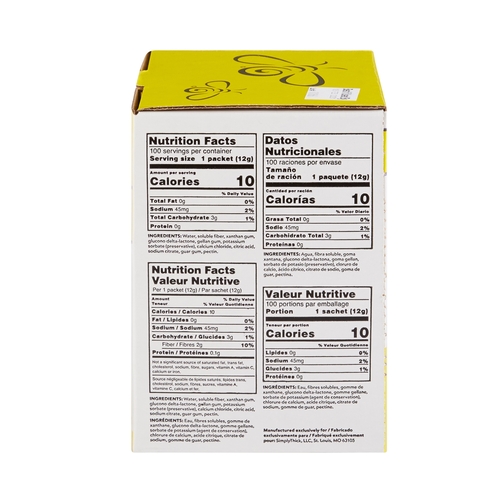 MON1087566BX - Simply Thick - EasyMix&trade; Honey Consistency (L3) Food Thickener, 12g Individual Serving, 100 EA/BX