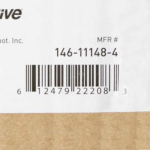 MON1088075CS - McKesson - Commode Chair Fixed Arm Steel Frame Seat Lid Back 16.6 to 22.5", 4 EA/CS