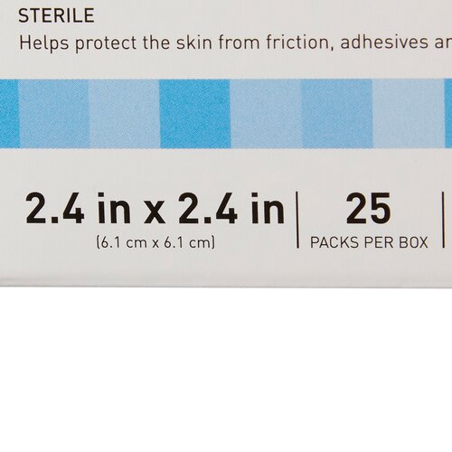 MON1088820BX - McKesson - McKesson Skin Barrier Wipe Individual Packet 2.4 x 2.4" Sterile, 25/BX