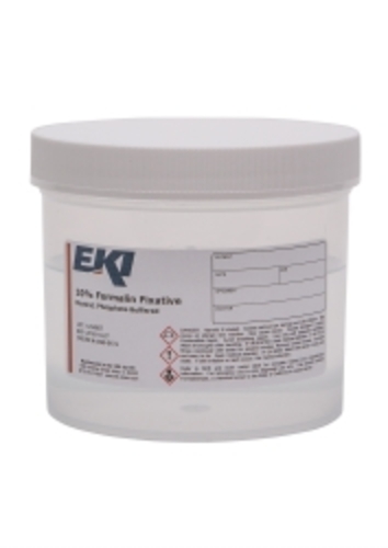 MON1089253CS - Ek Industries - Ek Industries Prefilled Formalin Container 500 mL Fill in 1,000 mL (32 oz.) Screw Cap Warning Label / Patient Information NonSterile