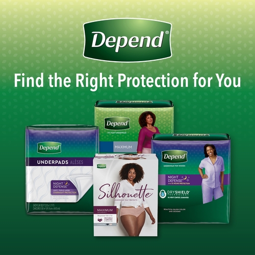 Female Adult Absorbent Underwear Depend® FIT-FLEX® Pull On with Tear Away  Seams Small Disposable Heavy Absorbency - 1090304PK 