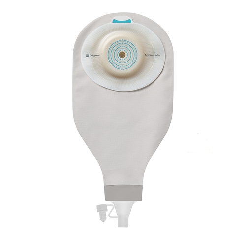 MON1094140BX - Coloplast - SenSura&reg; Mio Convex 1-Piece Drainable with soft outlet, 630mL, 10/BX