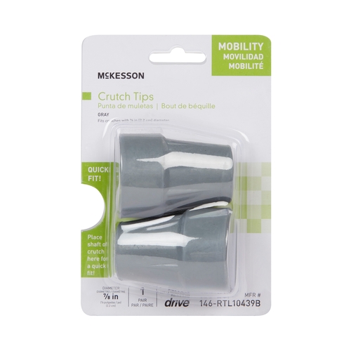 MON1095259CS - McKesson - McKesson Crutch Tips, 1PR/BX, 10BX/CS