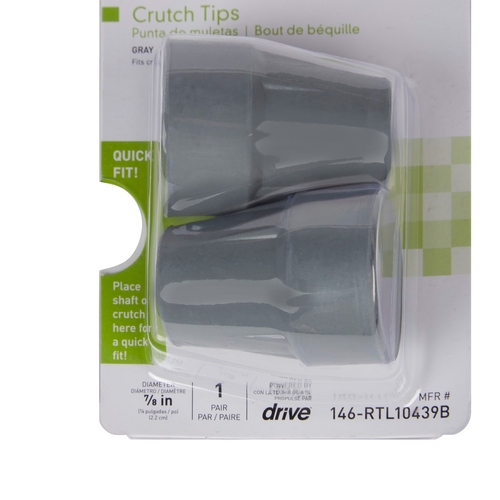 MON1095259CS - McKesson - McKesson Crutch Tips, 1PR/BX, 10BX/CS