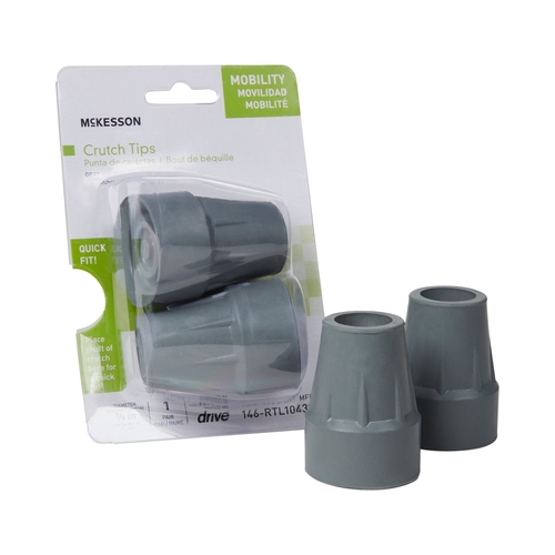 MON1095259CS - McKesson - McKesson Crutch Tips, 1PR/BX, 10BX/CS