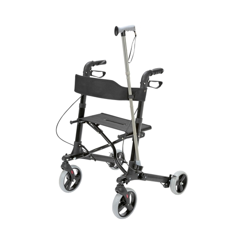MON1095351EA - Mabis Healthcare - Rollator HealthSmart&reg; Gateway Black Folding, Lightweight Aluminum