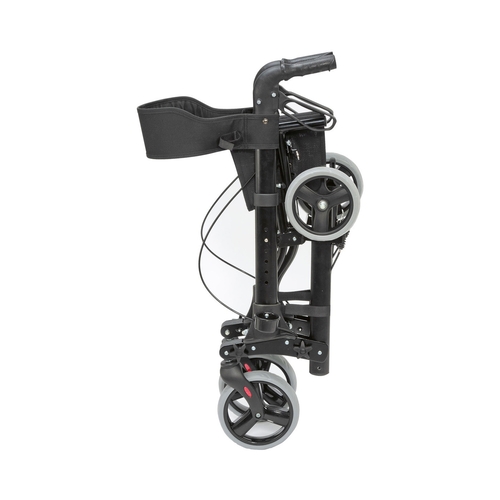 MON1095351EA - Mabis Healthcare - Rollator HealthSmart&reg; Gateway Black Folding, Lightweight Aluminum