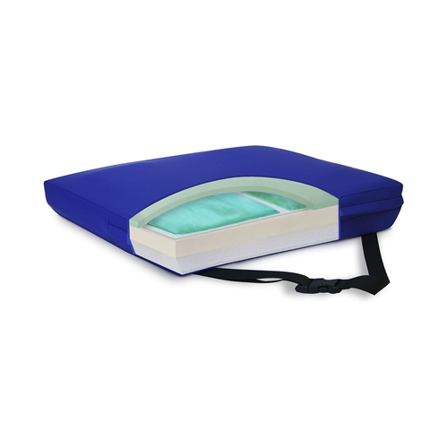 MON1095722EA - New York Orthopedic - Seat Cushion APEX CORE 22 W X 16 D X 3 H Inch Gel / Foam, 1/ EA