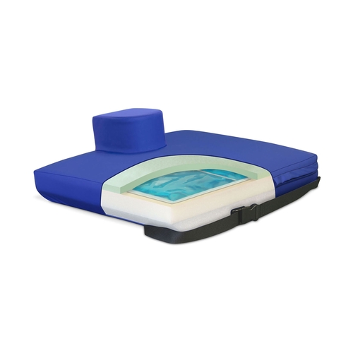 MON1095739EA - New York Orthopedic - Pommel Seat Cushion APEX CORE 20 W X 16 D X 3 H Inch Gel / Foam, 1/ EA