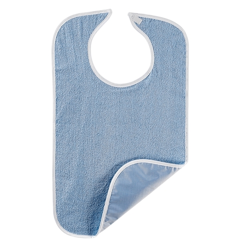 MON1100887EA - Salk - Bib Hook and Loop Closure Reusable Terry Cloth / Vinyl, 1/ EA