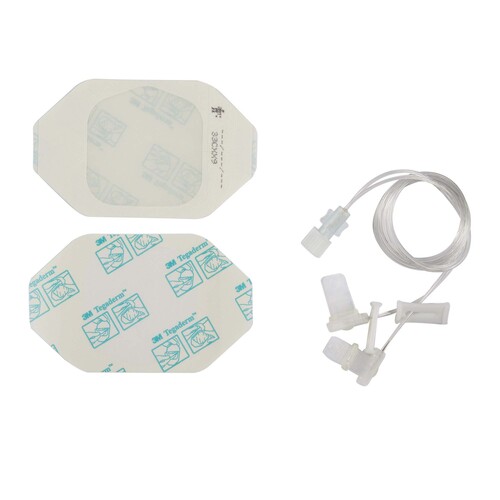 MON1101020EA - KORU Medical Systems - KORU Medical Systems Sub-Q Infusion Set HIgH-Flo2 2 X 26 Gauge 6 mm 20 Inch Tubing Without Port