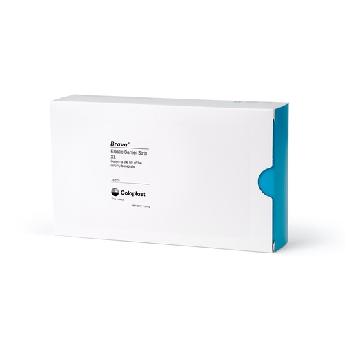 MON1101119EA - Coloplast - Coloplast Skin Barrier Strip Brava Mold to Fit, Standard Wear Elastic Adhesive Universal System 1/2 Curve x-Large, 1/EA