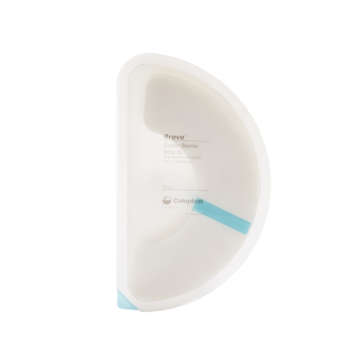 MON1101119EA - Coloplast - Coloplast Skin Barrier Strip Brava Mold to Fit, Standard Wear Elastic Adhesive Universal System 1/2 Curve x-Large, 1/EA