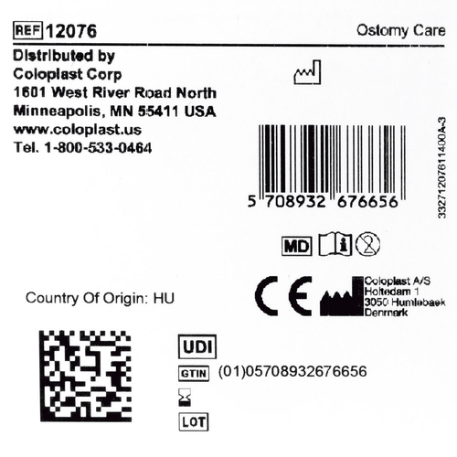 MON1101119EA - Coloplast - Coloplast Skin Barrier Strip Brava Mold to Fit, Standard Wear Elastic Adhesive Universal System 1/2 Curve x-Large, 1/EA