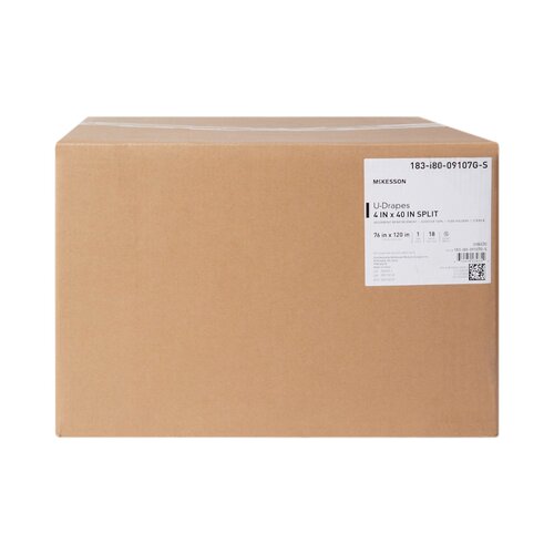 MON1101295CS - McKesson - McKesson Orthopedic Drape U-Drape with Split 76 W X 120 L Inch Sterile, 18/CS