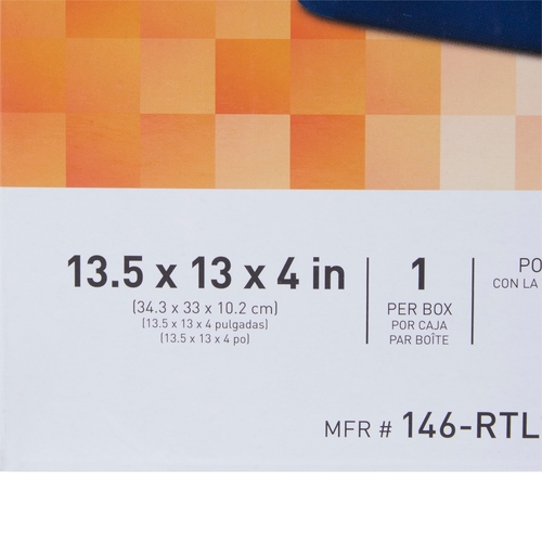 MON1103379EA - McKesson - McKesson Compressed Lumbar Cushion 13-2/5 W X 13 L X 4 D Inch Foam, 1/ EA