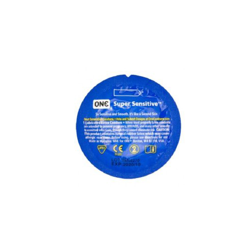 MON1106978CS - Global Protection - Global Protection Condom ONE Lubricated One Size Fits Most 1,000 per Box