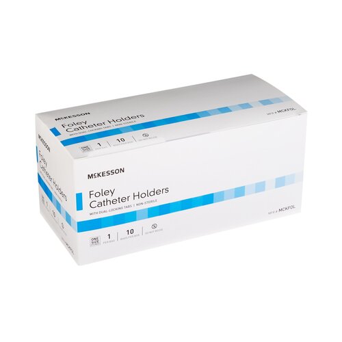 MON1107740BX - McKesson - McKesson Leg Strap 2 X 24 Inch Length, Dual-Locking Tabs, Stretch Material, Hook and Loop Closure, Nonsterile, 1/BG, 10BG/BX