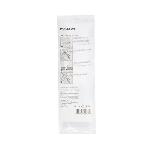 MON1107740BX - McKesson - McKesson Leg Strap 2 X 24 Inch Length, Dual-Locking Tabs, Stretch Material, Hook and Loop Closure, Nonsterile, 1/BG, 10BG/BX