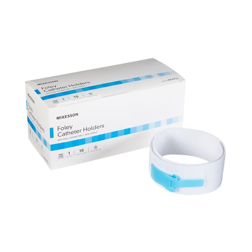 MON1107740BX - McKesson - McKesson Leg Strap 2 X 24 Inch Length, Dual-Locking Tabs, Stretch Material, Hook and Loop Closure, Nonsterile, 1/BG, 10BG/BX