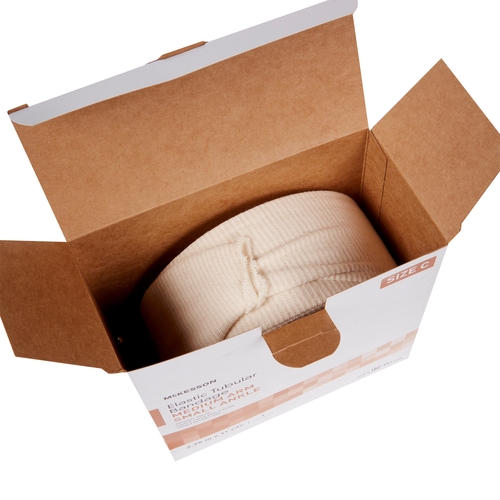 MON1112848BX - McKesson - McKesson Tubular Support Bandage Spandagrip 2-3/4 Inch X 11 Yard Standard Compression Pull On Natural Size C NonSterile, 1/BX
