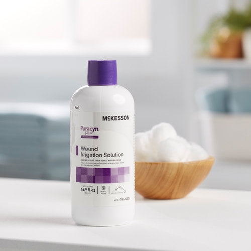MON1113214EA - McKesson - McKesson Wound Irrigation Solution Puracyn Plus Professional 16.9 oz. Instill Application Bottle NonSterile, 1/ EA