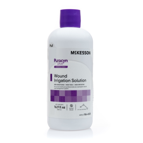 MON1113214EA - McKesson - McKesson Wound Irrigation Solution Puracyn Plus Professional 16.9 oz. Instill Application Bottle NonSterile, 1/ EA