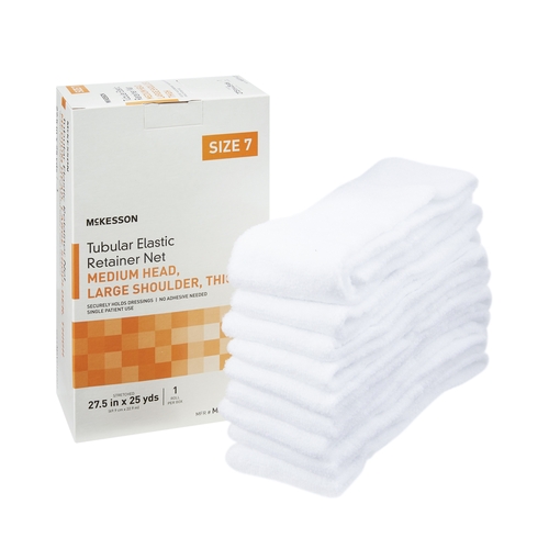 MON1113351CS - McKesson - McKesson Tubular Bandage Medium Head / Large Shoulder / Thigh Elastic Net 27-1/2 Inch X 25 Yards (69.9 cm X 22.9 m) Size 7, 1 EA/BX, 10BX/CS