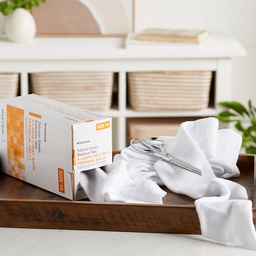 MON1113354CS - McKesson - McKesson Tubular Bandage X-Large Chest / Back / Perineum / Axilla Elastic Net 40-1/2 Inch X 25 Yards (102.9 cm X 22.9 m) Size 10, 1 EA/BX, 10BX/CS