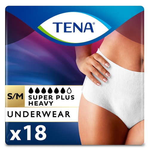 TENA® Women™ Super Plus Heavy Protective Incontinence Underwear, Moderate  Absorbency, Small/Medium. 72 per Case. - Essity 54285 CS - Betty Mills
