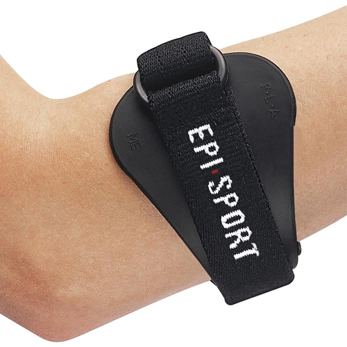 MON1116625EA - BSN Medical - Elbow Support Actimove&reg; EpiSport X-Large D-Ring / Hook and Loop Closure Strap Left or Right Forearm 12 to 13-1/2 Inch Forearm Circumference Black, 1/EA