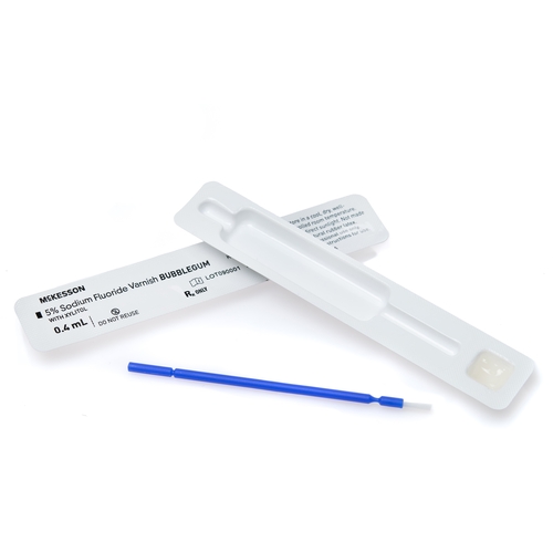 MON1120227BX - McKesson - Fluoride Varnish 0.4 mL X 200 per Box Bubblegum Flavor, 200/BX
