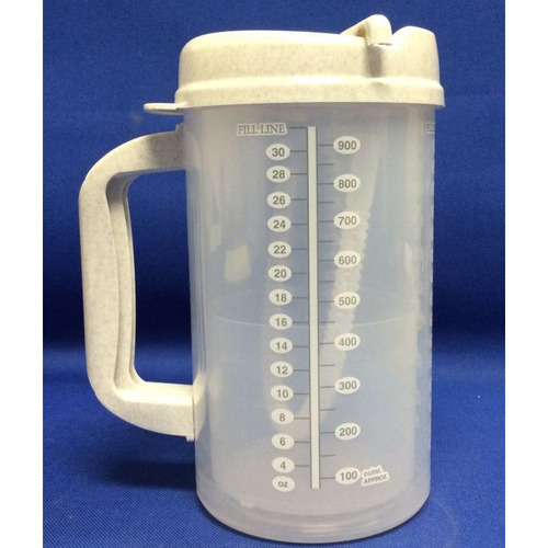 GMAX Graduated Drinking Mug 32 oz. Translucent Plastic Reusable, 1/EA -  GMAX GP55009 EA - Betty Mills