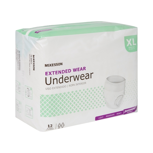 ProCare Plus Protective Underwear, Moderate Absorbency, Pull Up, Large,  Disposable, 44 to 58 Inch Waist/Hip 