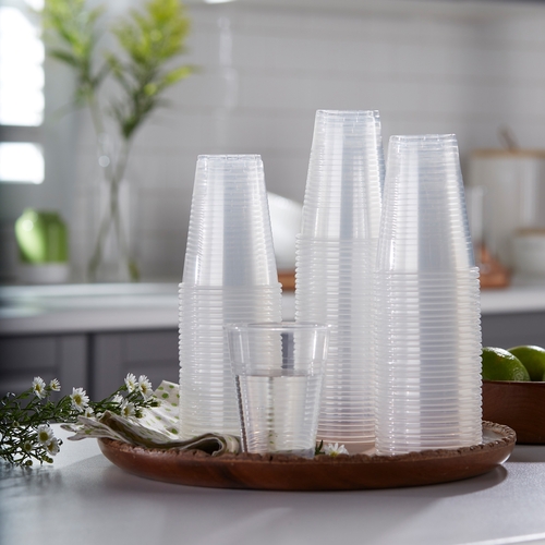 MON1127771CS - McKesson - McKesson Drinking Cup 9 oz. Clear Polypropylene Disposable, 1500/CS