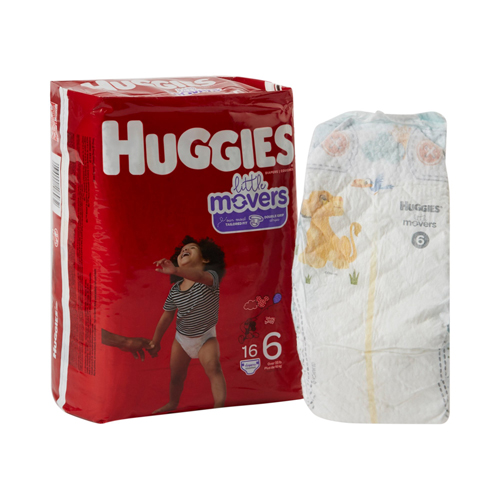  Huggies Little Movers Diapers, Size 6, 48 Count : Baby