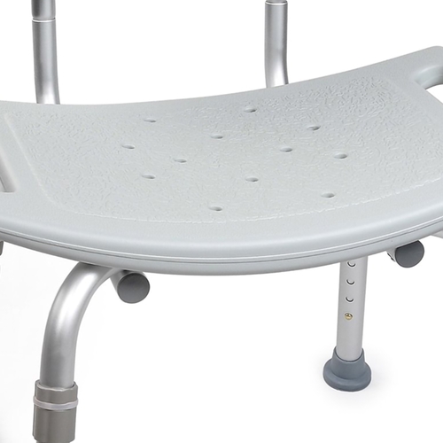 MON1128905EA - McKesson - Bath Bench Without Arms Aluminum Frame Removable Back 19-1/4 Inch Seat Width, 1/EA
