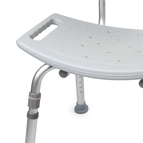 MON1128905EA - McKesson - Bath Bench Without Arms Aluminum Frame Removable Back 19-1/4 Inch Seat Width, 1/EA