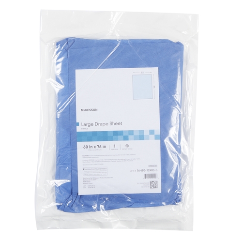 MON1130791CS - McKesson - McKesson General Purpose Drape Large Drape Sheet 76 W x 60 L&quot; Sterile, 20 EA/CS