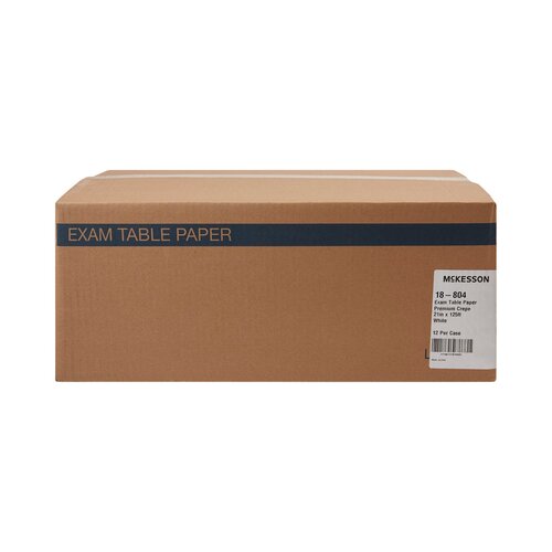 MON113111CS - McKesson - McKesson Table Paper 21 Inch White Crepe, 12EA/CS