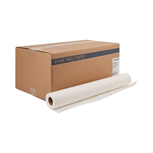 MON113111CS - McKesson - McKesson Table Paper 21 Inch White Crepe, 12EA/CS