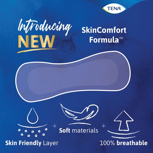 MON1131554CS - Essity - Essity TENA&reg; Sensitive Care Bladder Control Pad, Maximum, Extra Coverage, Long, 15 Inch Length, Heavy Absorbency, Dry-Fast Core™, One Size Fits Most